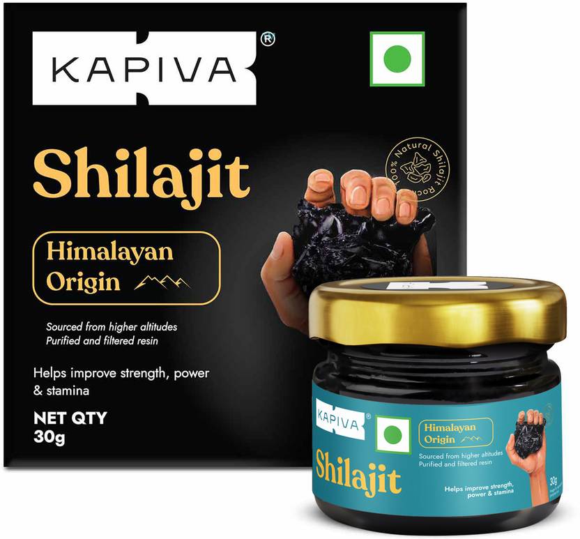 Kapiva Himalayan Shilajit ResinRich in Fulvic AcidFor Strength, Power &