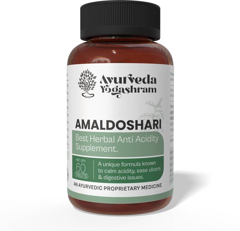 Ayurveda Yogashram Remedies Amaldoshari Tablets improves Digestion- 60 Tablets