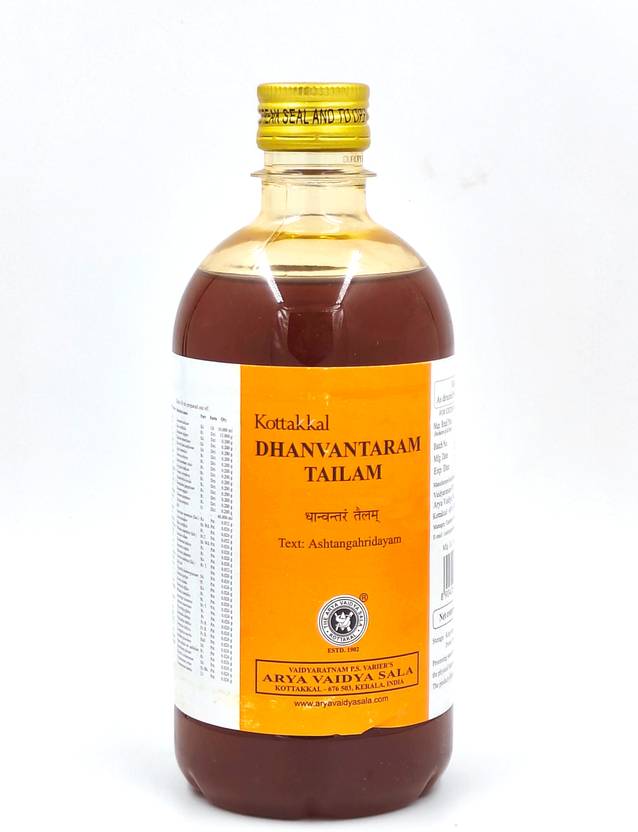 Dr. Acharya's Ayurveda Dhanvantaram Tailam 500ml Price in India - Buy ...