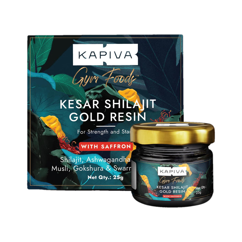 Kapiva Gym Foods Kesar Shilajit Gold Resin 25