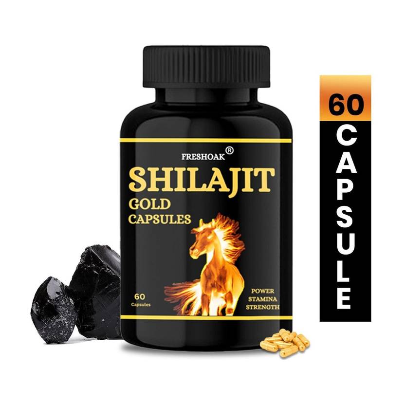 freshoak Shilajeet Capsules | For Your Power & Stamina | With Himalayan Extracts