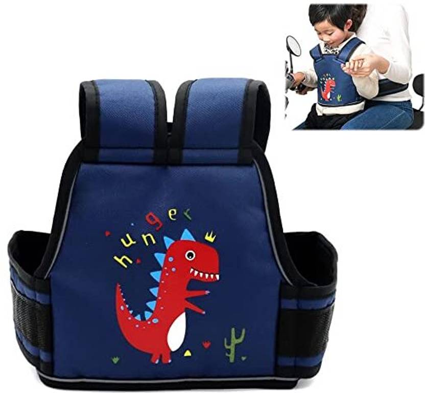 MoveOn Two Wheeler Child Safety Belt (Navy Blue Hunger) Baby Carrier
