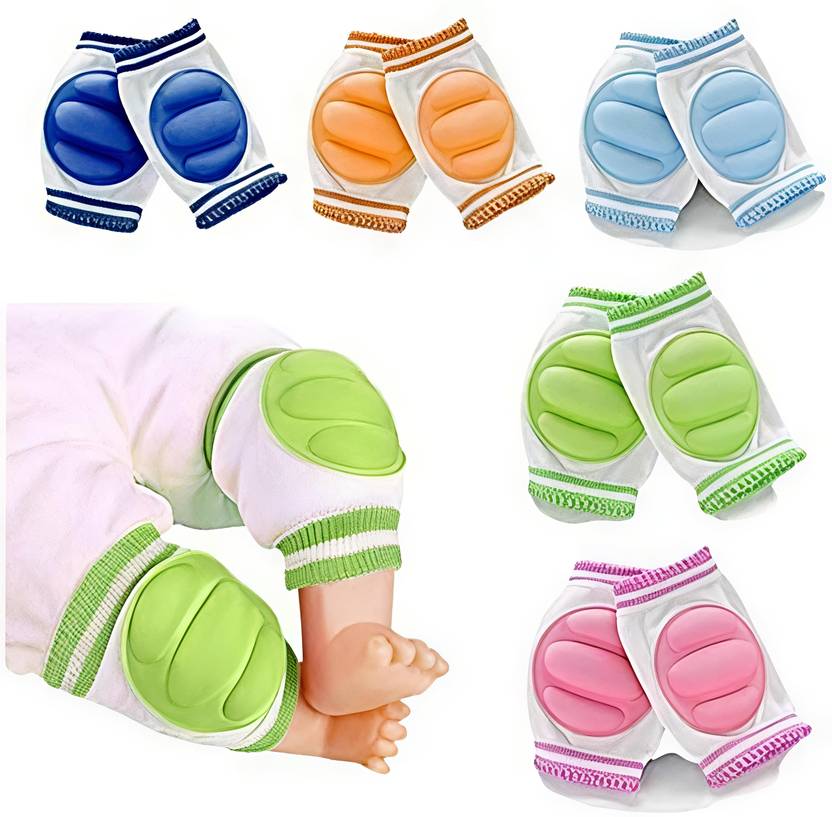 Bebsy Premium Knee Pad Multicolor Baby Knee Pads