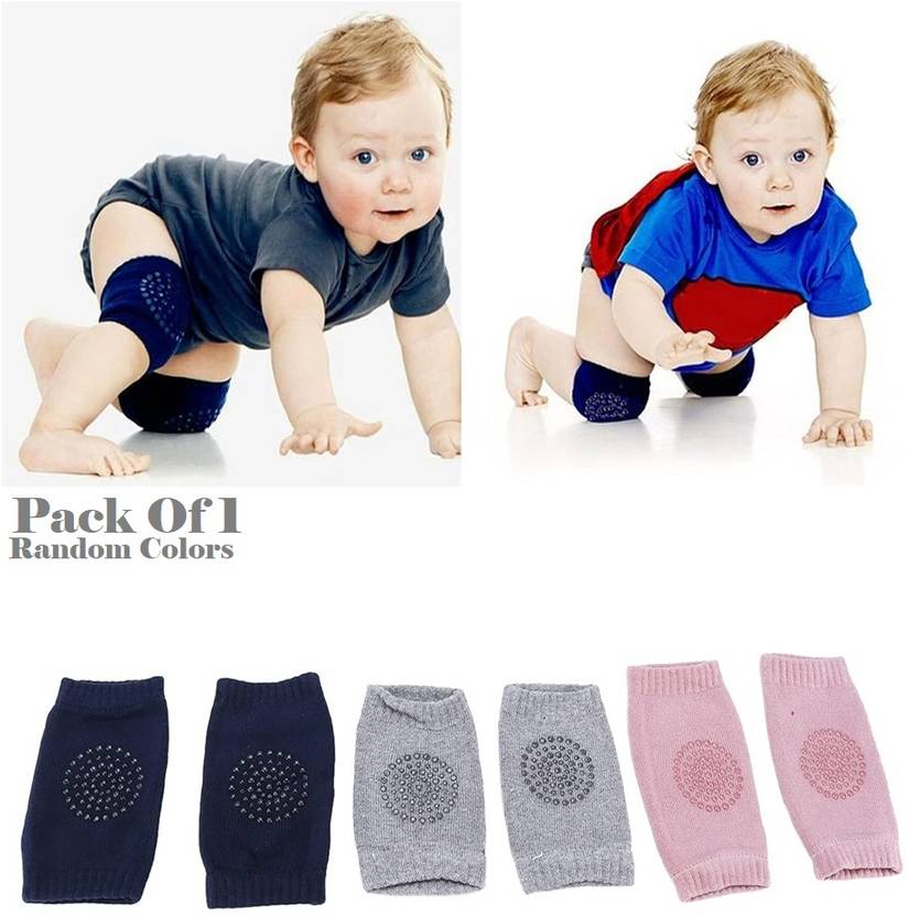 FlyTouch 1 -Baby Knee Pads Anti-fall Safety Protector Socks Leg Warmer Socks for Babies Multicolors Baby Knee Pads