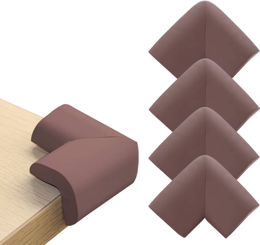 Bembika Baby Safety Corner Protector, Baby Proofing Edge & Corner Guard-(4 Pcs)(Brown)