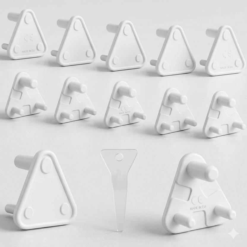Vidaan Enterprises Baby Safety Electric Plug Protectors & Socket Covers for Home - Pack of 13