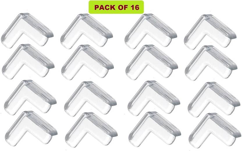 Bichwaliya Baby Safety, Proofing V Shape Silicone Corner Guard Edge Protectors (16 Pcs)