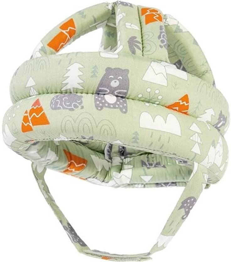 ANKZWEE Baby Helmet Toddler Head Protector Safety Hat Breathable (Multicolor/Print)