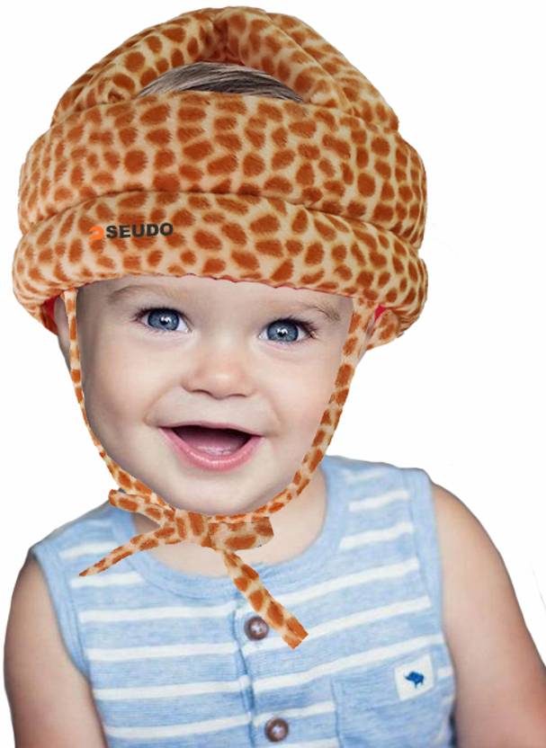 Pseudo Baby Head Helmet,Adjustable Size Baby Learn to Walk Safety Head