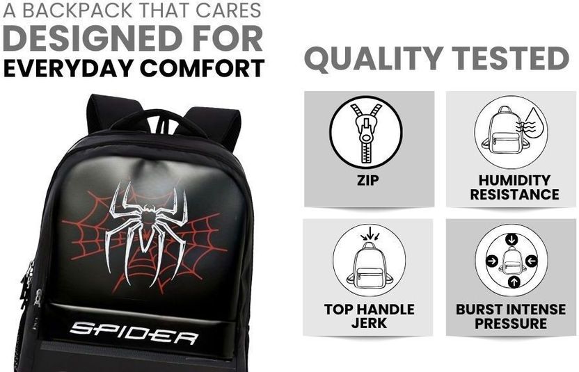 Yakuza 35L Spider Printed Laptop Backpack - Image 3