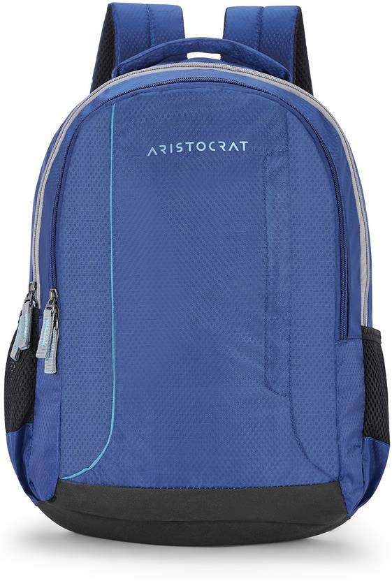 ARISTOCRAT Medium 26 L Laptop Backpack Polyester 26L Amp Laptop Backpack (H) Blue For Men & Women  (Blue)