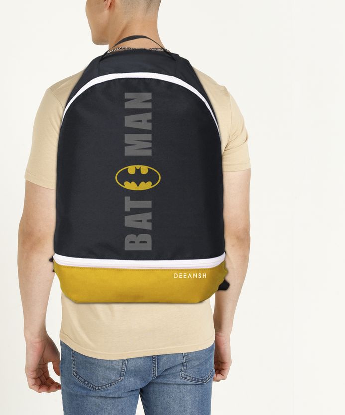 deeansh 12L Yellow Batman Waterproof Backpack - Image 2
