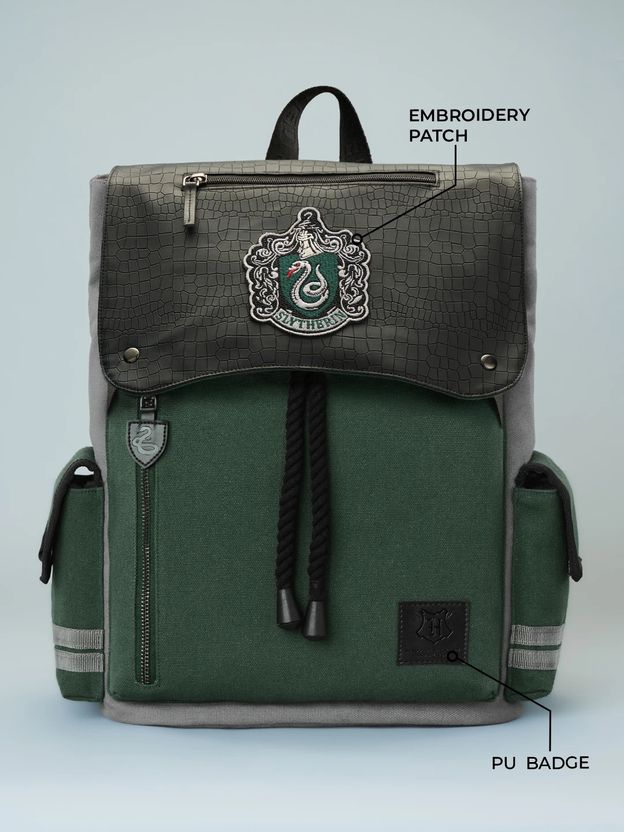 The Souled Store Harry Potter Slytherin Backpack 23L - Image 5