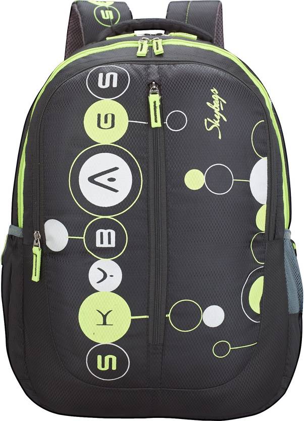 SKYBAGS RONAN PLUS 02 SCHOOL BAG (E) BLACK 35 L Backpack Black Price in India