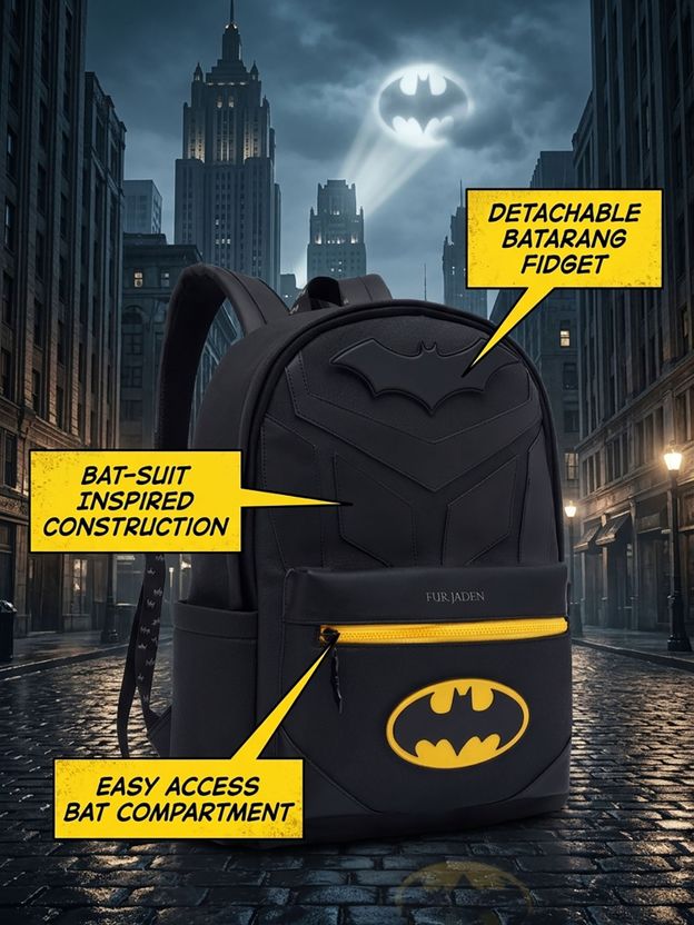 FUR JADEN Batman 20L Laptop Backpack - Image 3