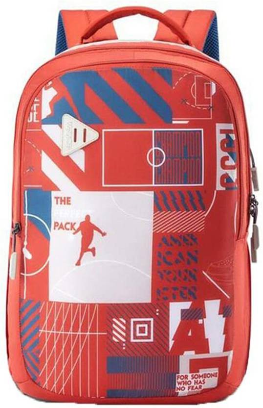 AMERICAN TOURISTER Quad 02 Deep Red New Model 2023 35 L Backpack Blue
