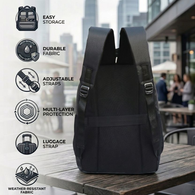 HP Medium 30 L Laptop Backpack | Trendy Bag with Trolly Strap | U...more - Image 2