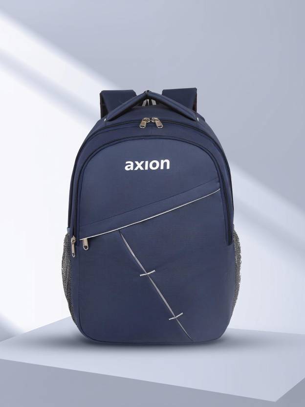 Axion Medium 25 L School College Laptop Backpack; Light Weight + Strong Zig Zag Stitch 25 L Backpack