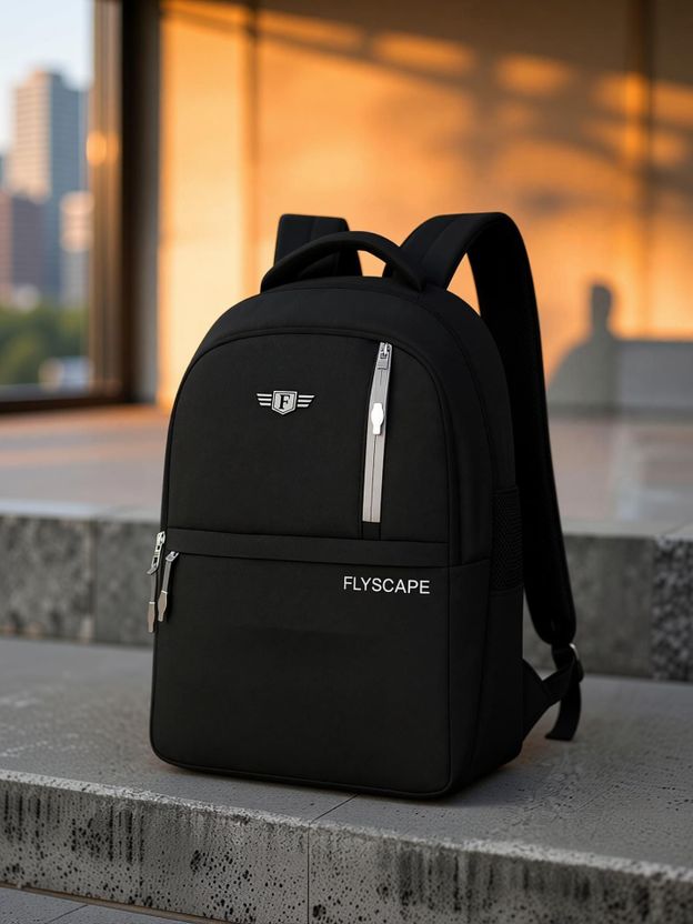 Flyscape Medium 26L Laptop Backpack Terror Black - Image 4
