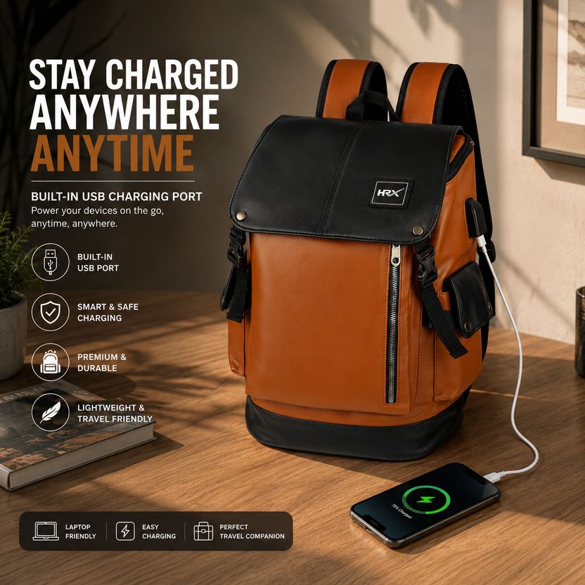 HRX by Hrithik Roshan 35L Laptop Backpack - Image 8