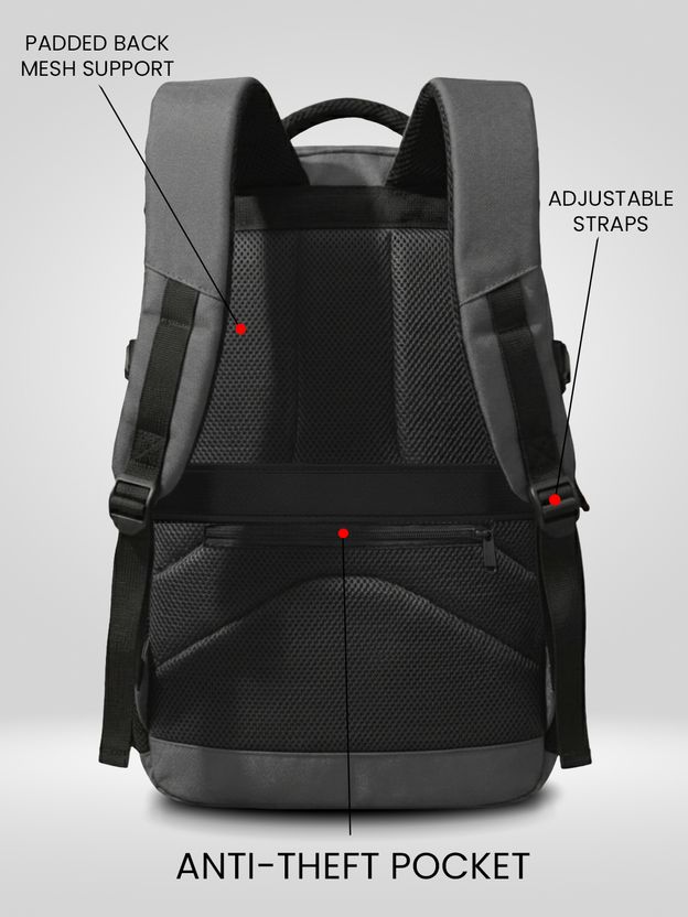 WROGN 42L Laptop Backpack Ashper 2.0 with USB Port - Image 6