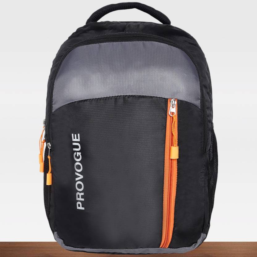 PROVOGUE Medium 25 L Laptop Backpack EC Medium 25 L Laptop Backpack Medium Bagpack  (Black)