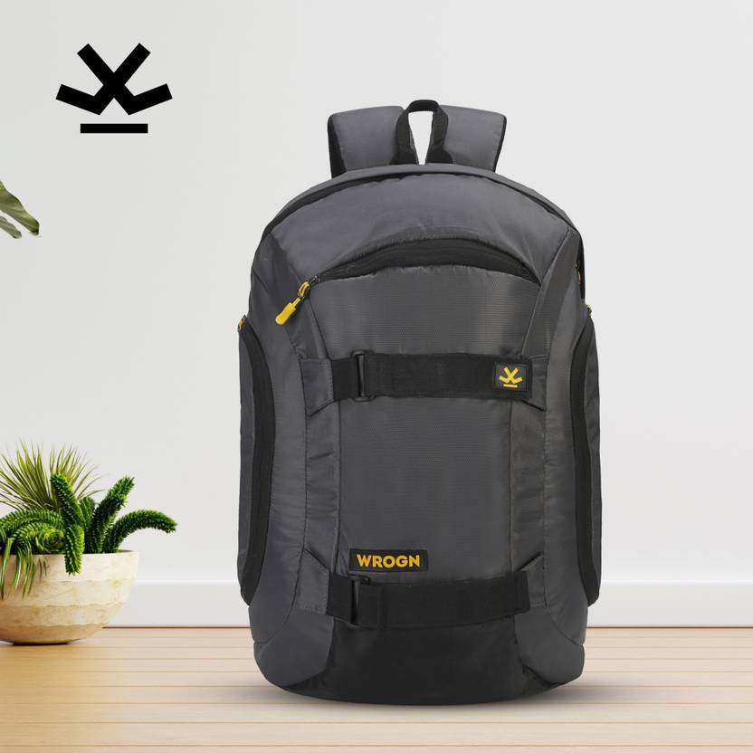 WROGN Large 36 L Laptop Backpack spacy unisex backpack fits upto 16 Inches/college bag/school bag  (Grey)