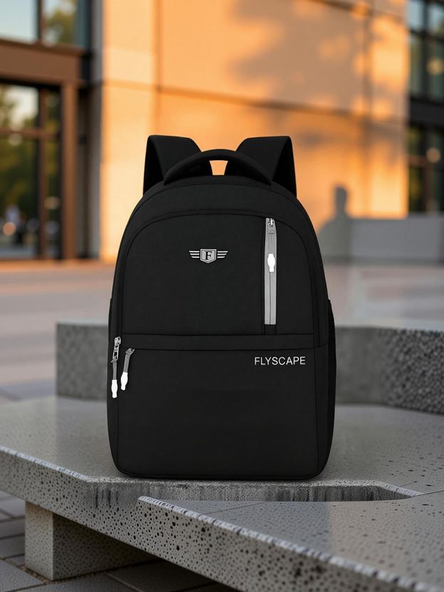 Flyscape Medium 26L Laptop Backpack Terror Black - Image 3