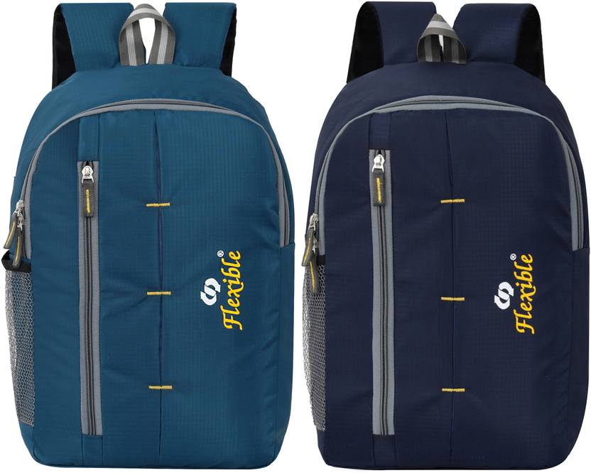 Flexible Combo Branded 25L Laptop Backpack Lightweight