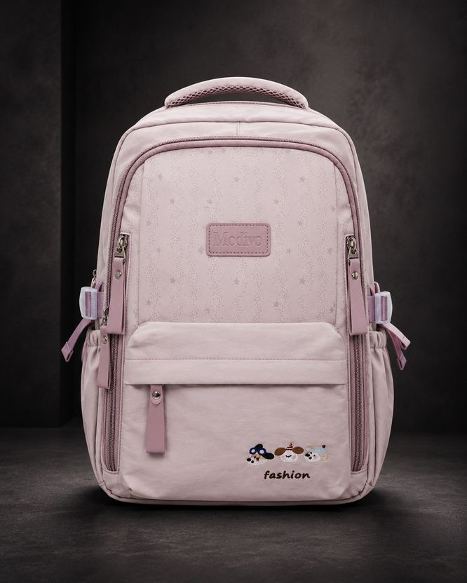 SERPLEX 2.7L Red Nylon School Backpack - Image 9