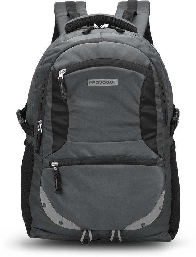 Large 35 L Laptop Backpack Spacy unisex bag with rain cover and reflective strip (Grey) deal from flipkart Large 35 L Laptop Backpack Spacy unisex bag with rain cover and reflective strip (Grey) deal from flipkart