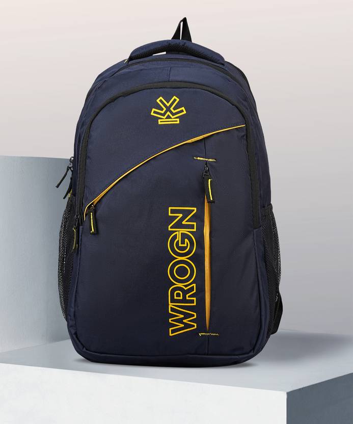 WROGN Large 45 L Laptop Backpack spacy unisex backpack fits upto 16 Inches/college bag/school bag with Raincover  (Blue)