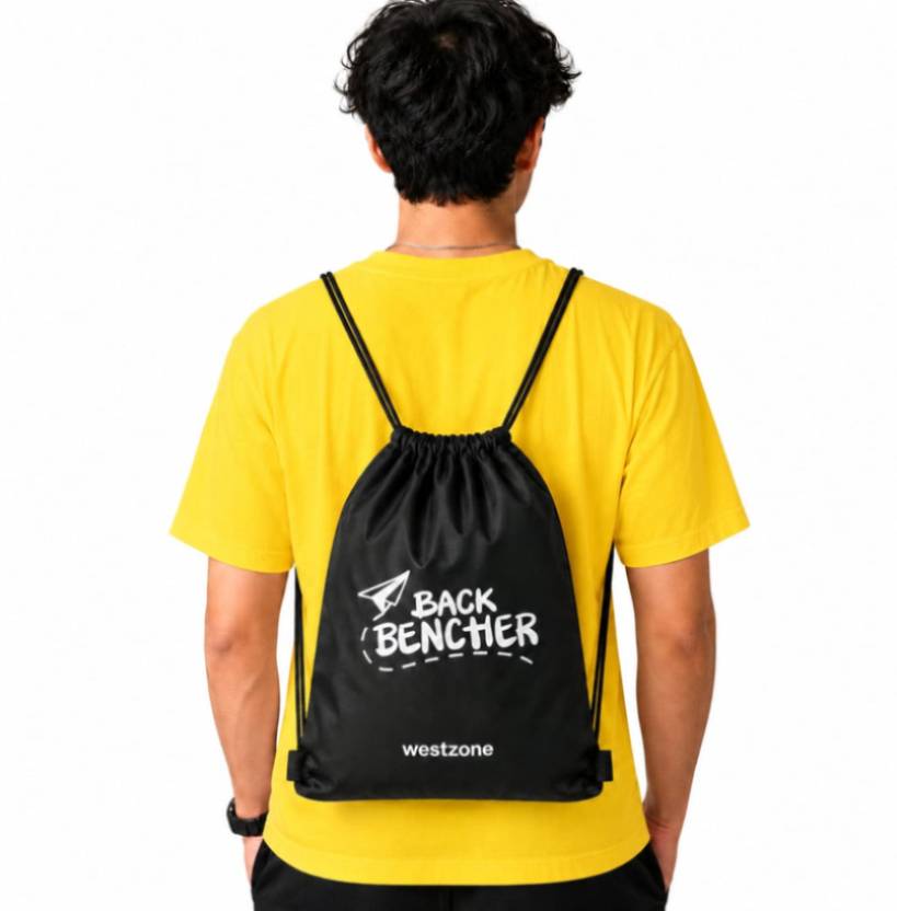 WESTZONE 10.5 L Backpack Drawstring Gym Backpack | Back Bencher Sports Bag for Men Women Travel