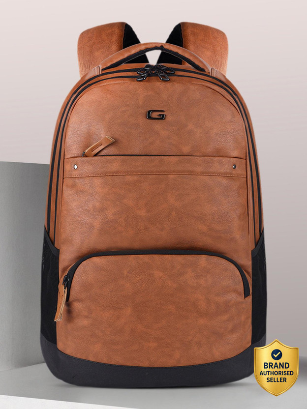Gear Large L Laptop Backpack Vintage Leather 