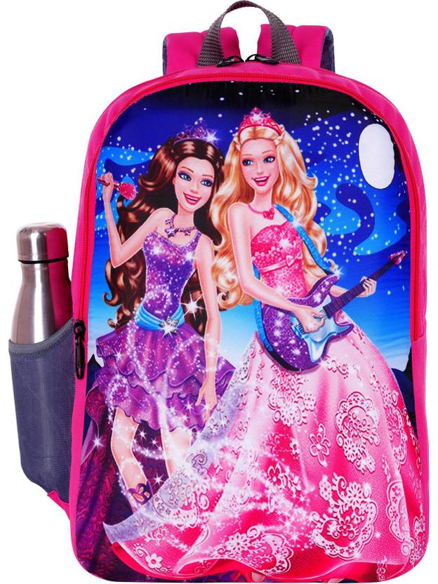 SHNOR Barbie 25-L 40cm Kids School Bag For nursery Lkg ukg Boys/Girls School Bag