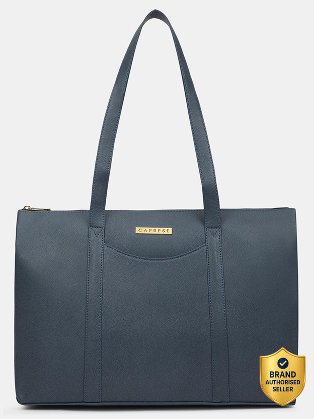 Click to enlarge Flipkart.com | Caprese Basil Tote Large Navy Blue Bag for Women Shoulder Bag - Shoulder Bag