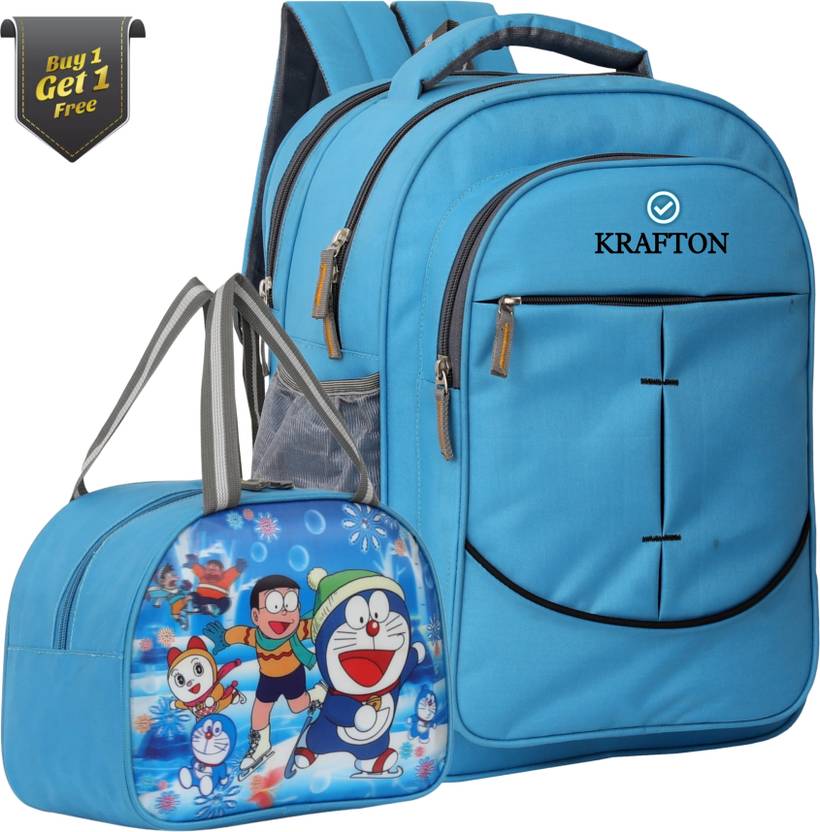 LINOX Combo High Quality Waterproof School & Lunch Bag Pre School