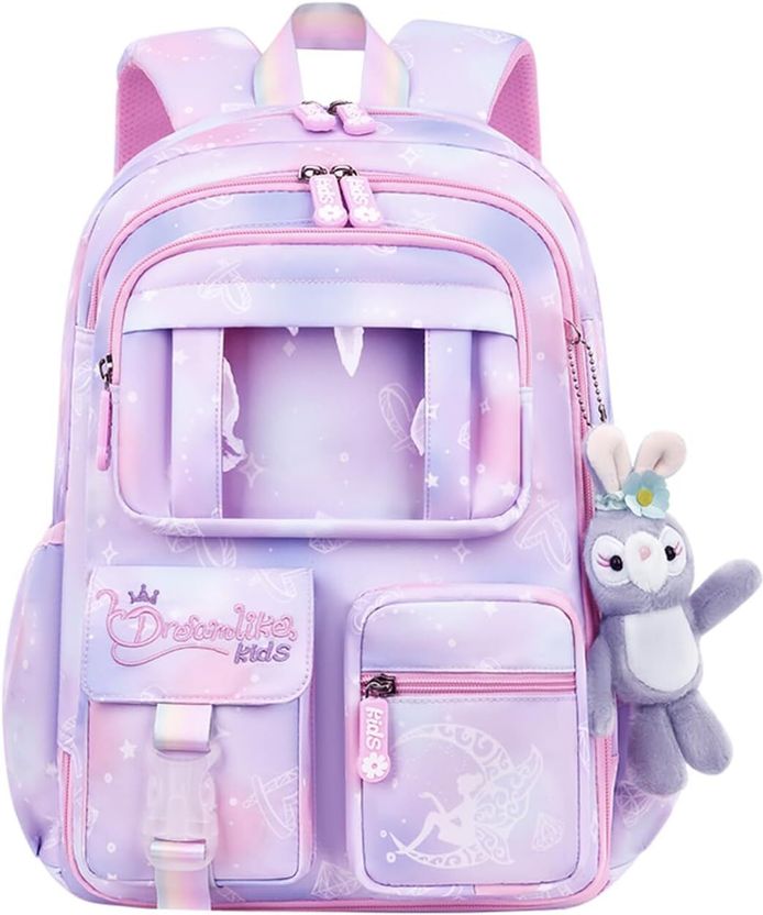 SERPLEX 2.7L Red Nylon School Backpack - Image 7