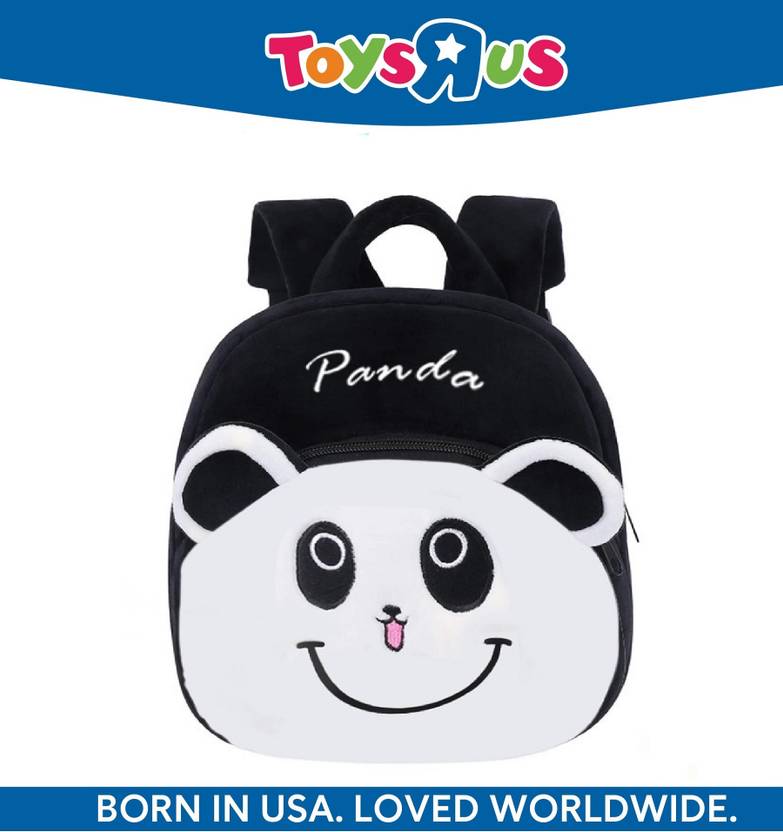 Toys R Us Black Panda Cartoon School Bag for 2 to 5