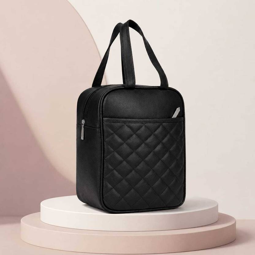 Flying Eagle Premium Quilted Leather Tiffin Bag for Men & Women for Office, School & Travel Waterproof Lunch Bag