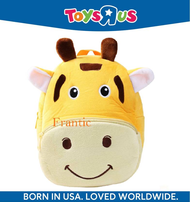 Toys R Us Yellow Giraffe Cartoon School Bag for 2 to 5