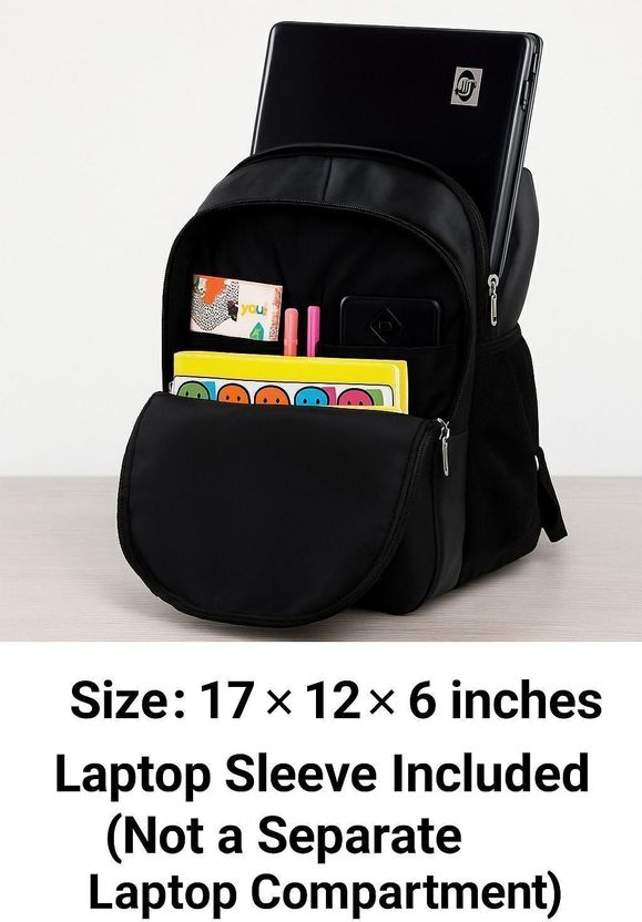 Airwin Lightweight & Spacious Waterproof School Bag - Image 4