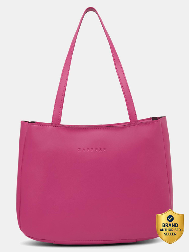 Click to enlarge Flipkart.com | Caprese Elena Satchel Medium Fuchsia Bag for Women Messenger Bag - Messenger Bag