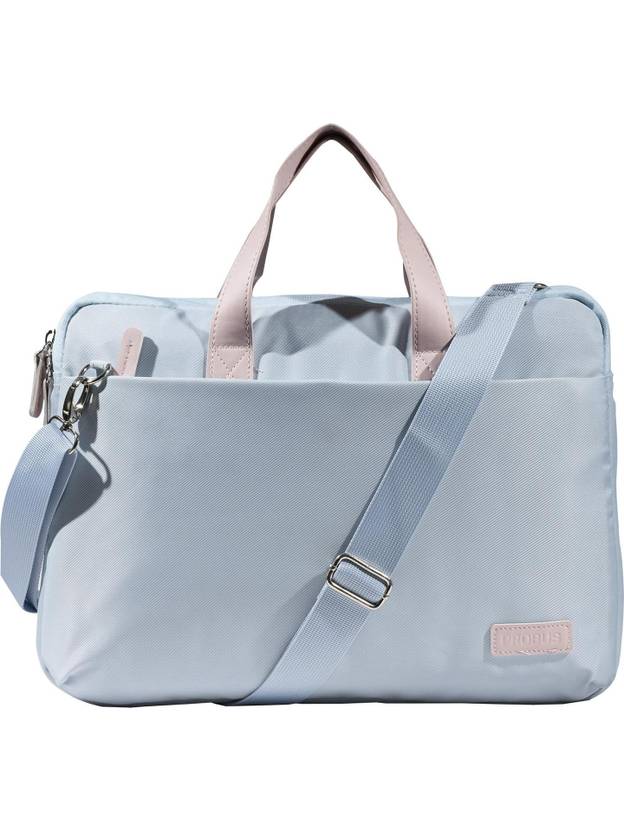 Probus 13.3 Inch Laptop Messenger Bag With Shock Absorbing Inner Padding - Blue Messenger Bag