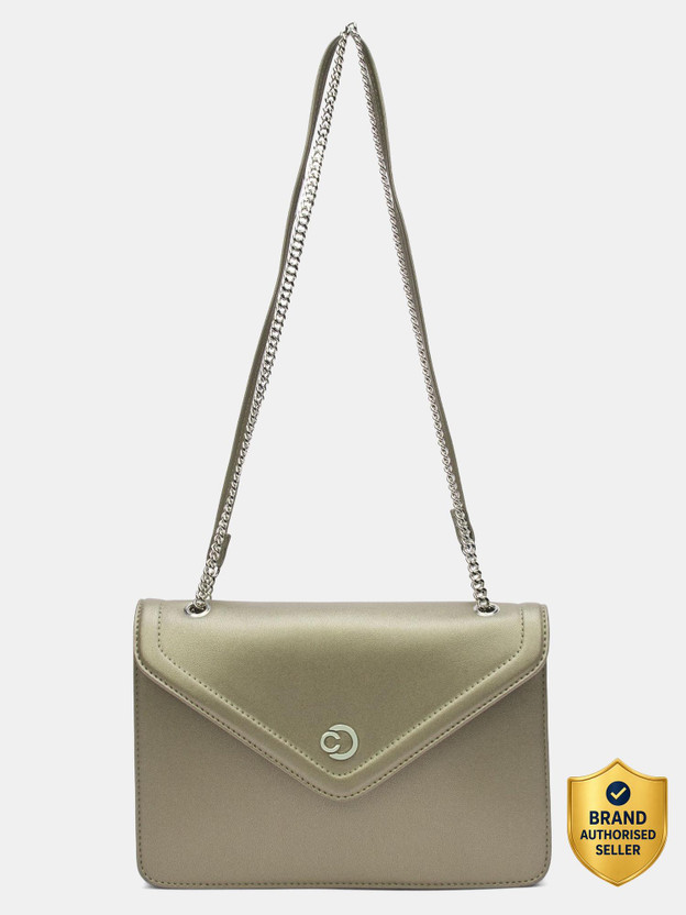 Click to enlarge Flipkart.com | Caprese Rory Sling Medium Gunmetal Bag for Women Sling Bag - Sling Bag