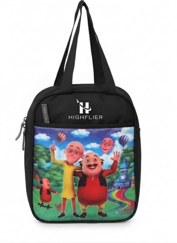 Flying Eagle Lightweight Motu-Patlu Cartoon Tiffin Bag for Boys & Girls for School & Picnic Waterproof Lunch Bag