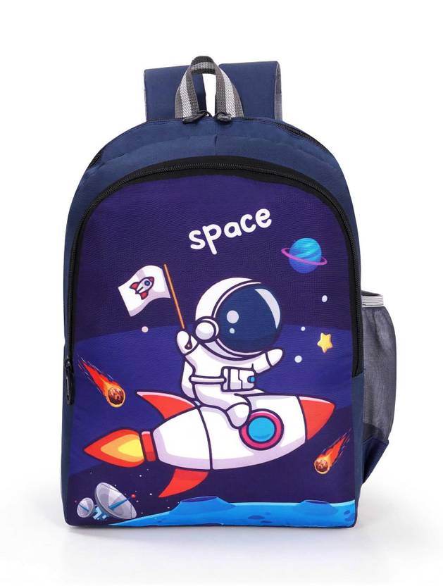 SHNOR Space Medium 25 L lkg ukg & 1st class school Bags Backpack for kids School Bag