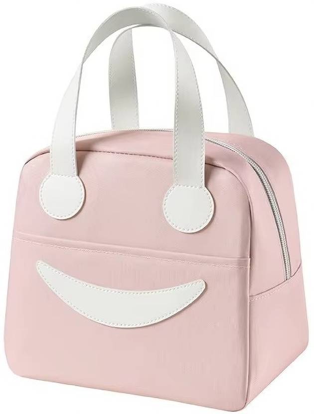 ARKO Smiley Insulated Travel Lunch/Tiffin/Storage Bag for Office, College & School Waterproof Lunch Bag