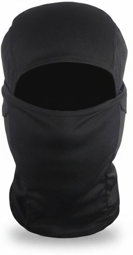 alyv Black Bike Face Mask for Men & Women