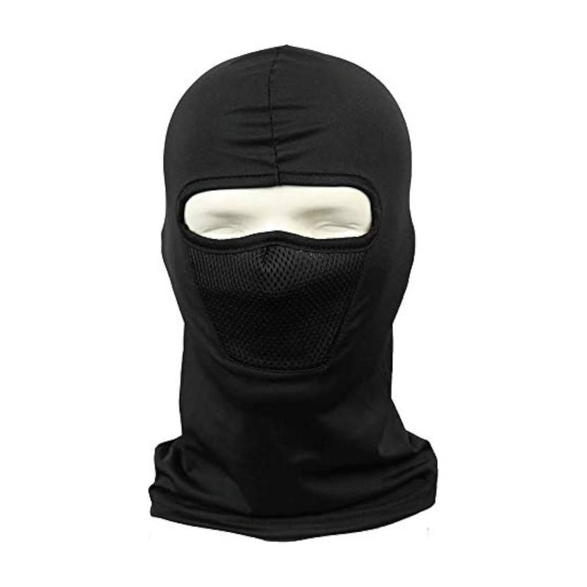 jazzy Black Bike Face Mask for Men & Women